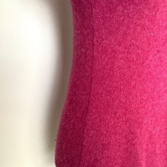 Cynthia Rowley 100% Cashmere Cap Sleeve Sweater Tiny Flaw - Picture 10 of 16